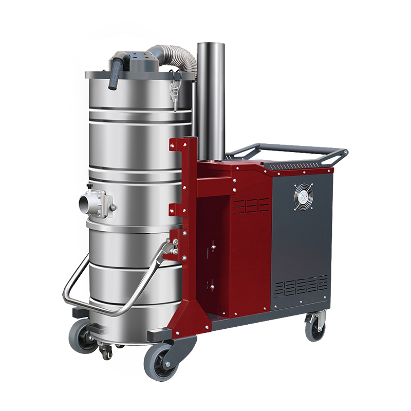 西安坦洁380V 双桶手动反吹工业吸尘器X8系列
